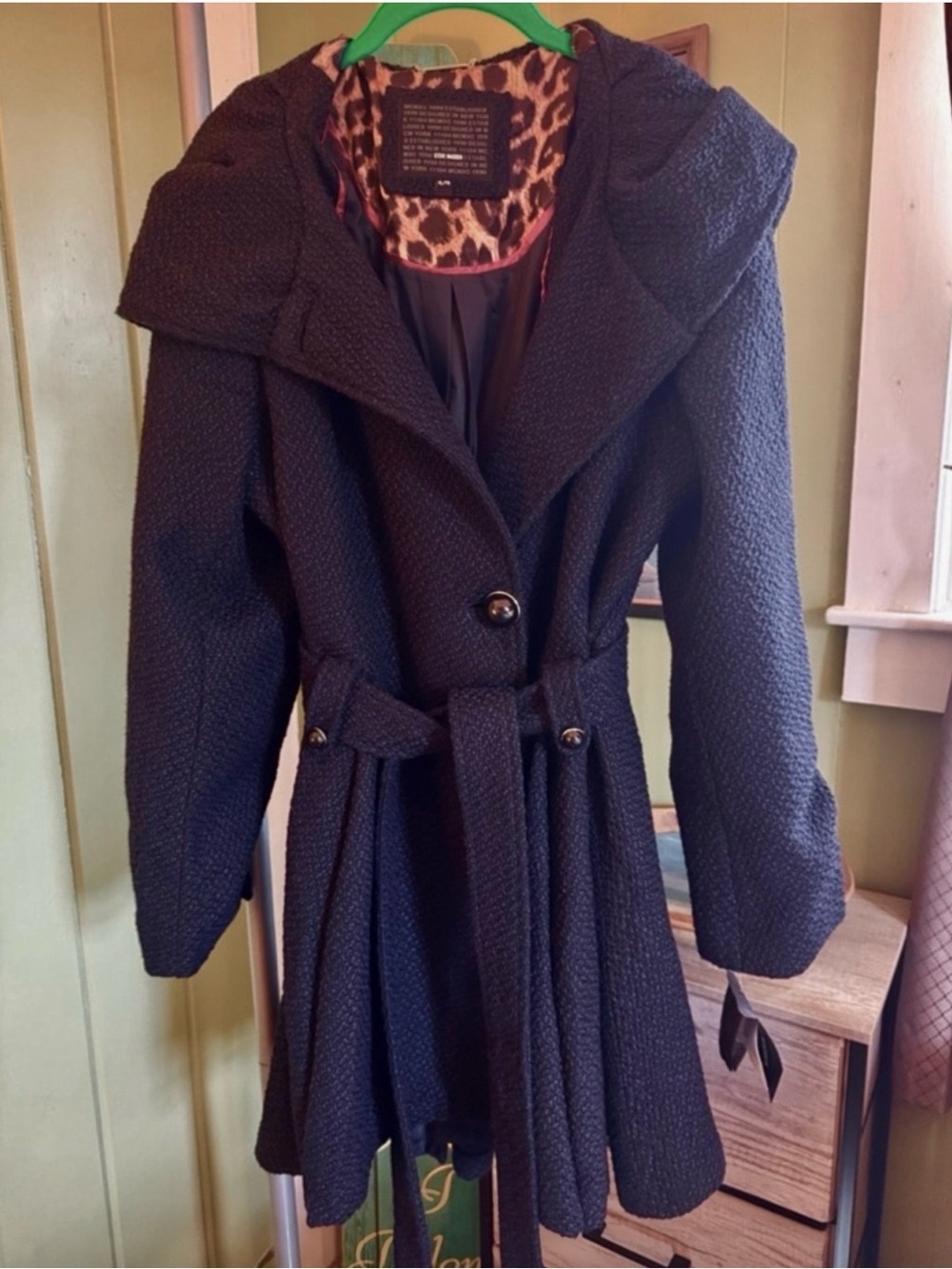 NWT Steve Madden coat with Hood